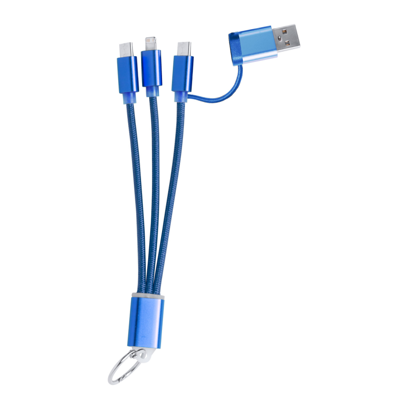 USB nabíjecí kabel s přívěškem na klíče