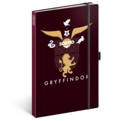 Notes linkovaný A5 - Harry Potter - Gryffindor