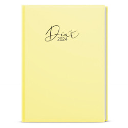 Denní diář 2024 David Pastel A5 - Žlutá