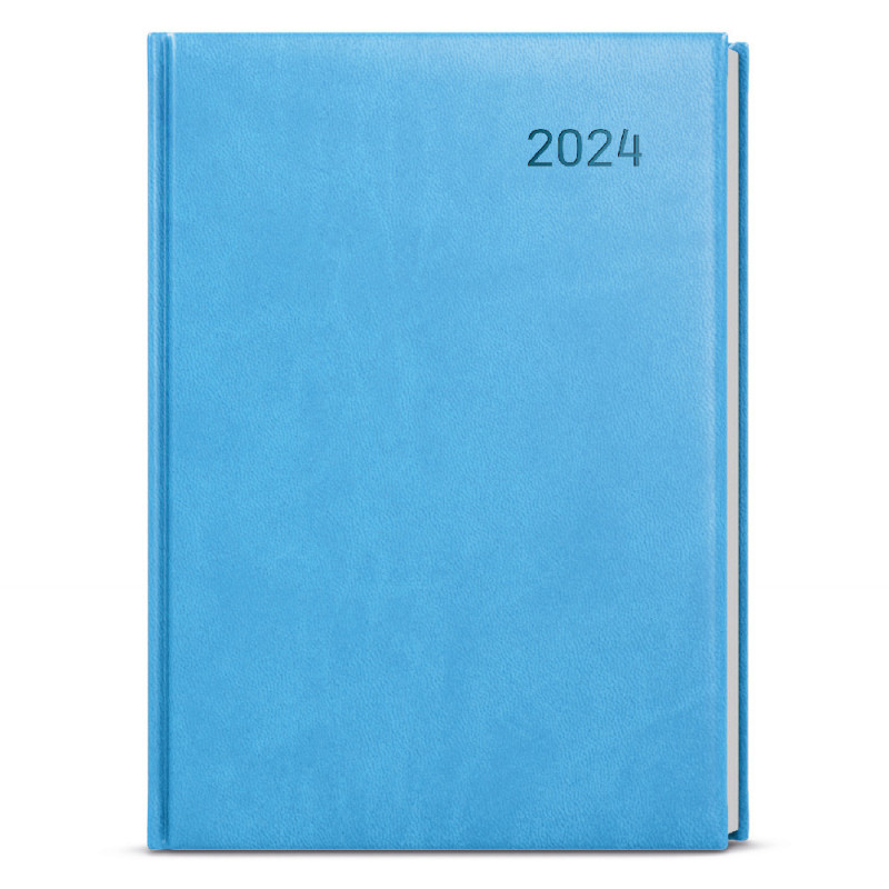 Denní diář 2024 David Vivella A5 - Světle Modrá