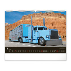Nástěnný kalendář 2024 Trucks