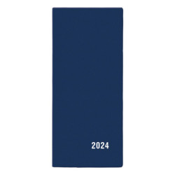 Měsíční diář 2024 Xenie PVC kapesní - Modrá