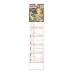 Nástěnný kalendář 2024 Kravata - Alfons Mucha 