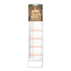 Nástěnný kalendář 2024 Kravata - Alfons Mucha 