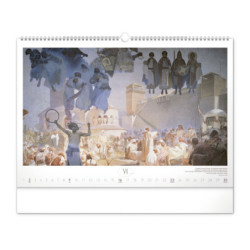 Nástěnný kalendář 2024 Slovanská epopej - Alfons Mucha 