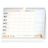 Nástěnný i stolní kalenář 2024 Týdenní rodinný plánovací kalendář s háčkem 