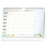 Nástěnný i stolní kalenář 2024 Týdenní rodinný plánovací kalendář s háčkem 