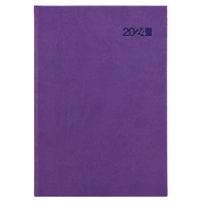 Denní diář 2024 Viva A5 - fialová