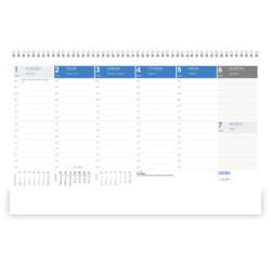 Stolní kalendář 2024 - Maximanager modrý