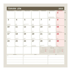 Nástěnný kalendář 2024 -  Plánovací
