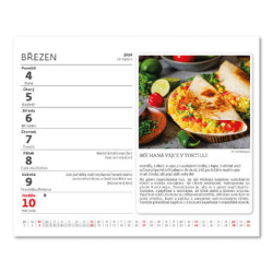 Stolní kalendář 2024 MiniMax - Levné recepty