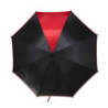 DAVOS automatický deštník, černá/červená