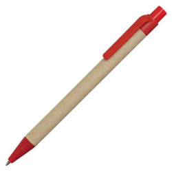 ECO PEN kuličkové pero, červená/hnědá