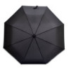 VERNIER skládací deštník odolný proti větru, černá