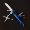 FREIBURG sada svítilny a kapesního nože s 9 funkcemi, modrá