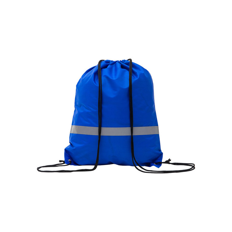 PROMO REFLECT stahovací batoh s reflexním páskem, modrá