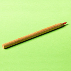 CHAVEZ kuličkové pero z bambusu, červená