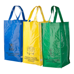 tašky pro recyklaci odpadů