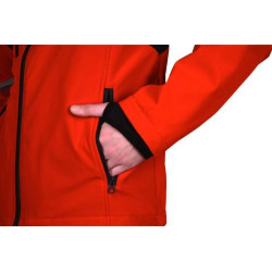 SCHWARZWOLF BREVA bunda dámská, logo vpředu, červená S