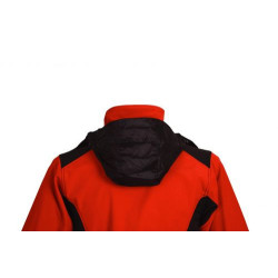 SCHWARZWOLF BREVA bunda dámská, logo vpředu, červená L