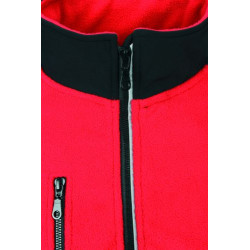 SCHWARZWOLF BESILA dámská fleece mikina, červená S