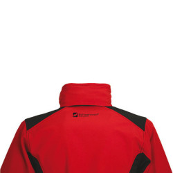 SCHWARZWOLF BREVA bunda pánská, logo vzadu, červená S
