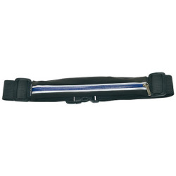 SCHWARZWOLF RAVIK Multifunkční elastický pás s kapsou, modrý