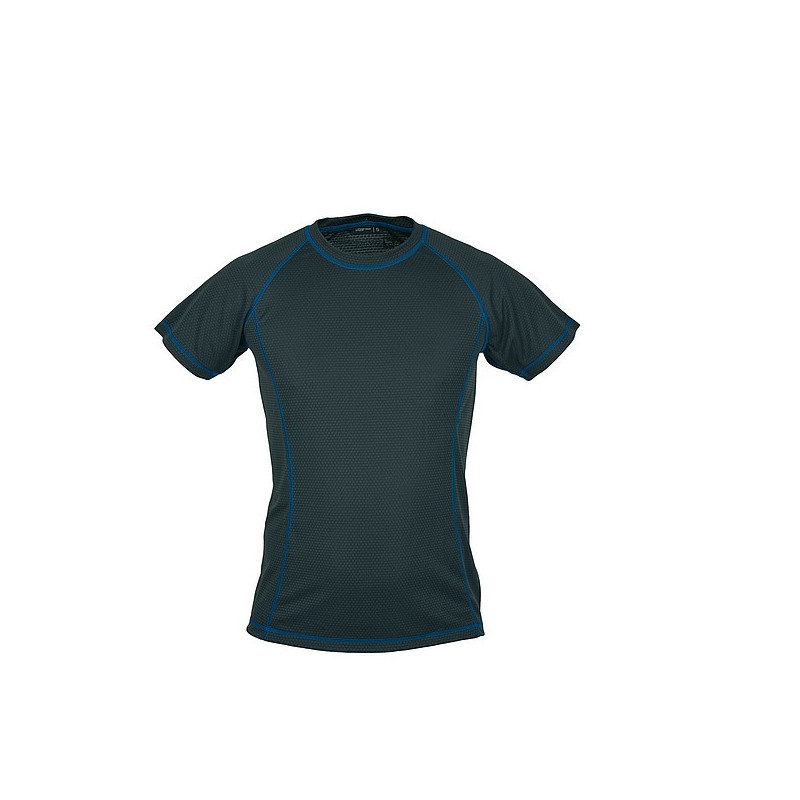 SCHWARZWOLF PASSAT MEN funkční tričko, modré prošívání, M