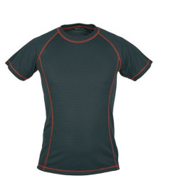 SCHWARZWOLF PASSAT MEN funkční tričko, červené prošívání, XL