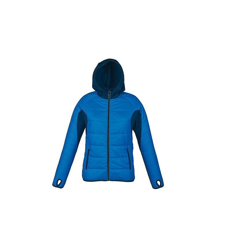 SCHWARZWOLF MODOC bunda dámská modrá,modrý zip,XL