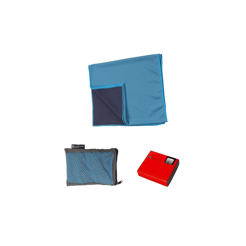 SCHWARZWOLF LANAO Outdoorový chladicí ručník 30 x 100 cm, modrý
