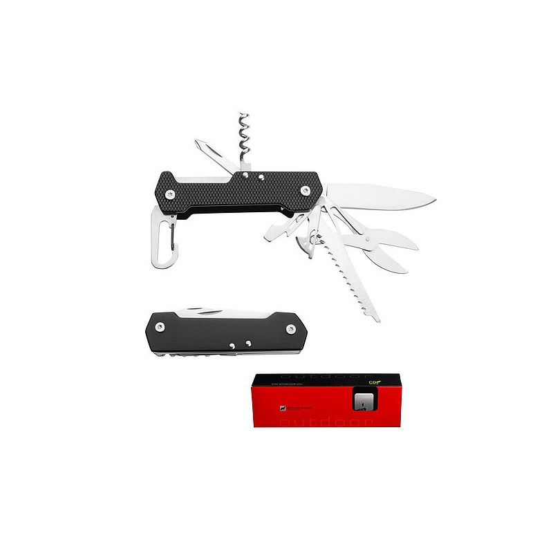 SCHWARZWOLF NEMRUT Multifunkční nůž, 9 ks nářadí