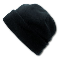 BLANC Zimní fleecová čepice, černá