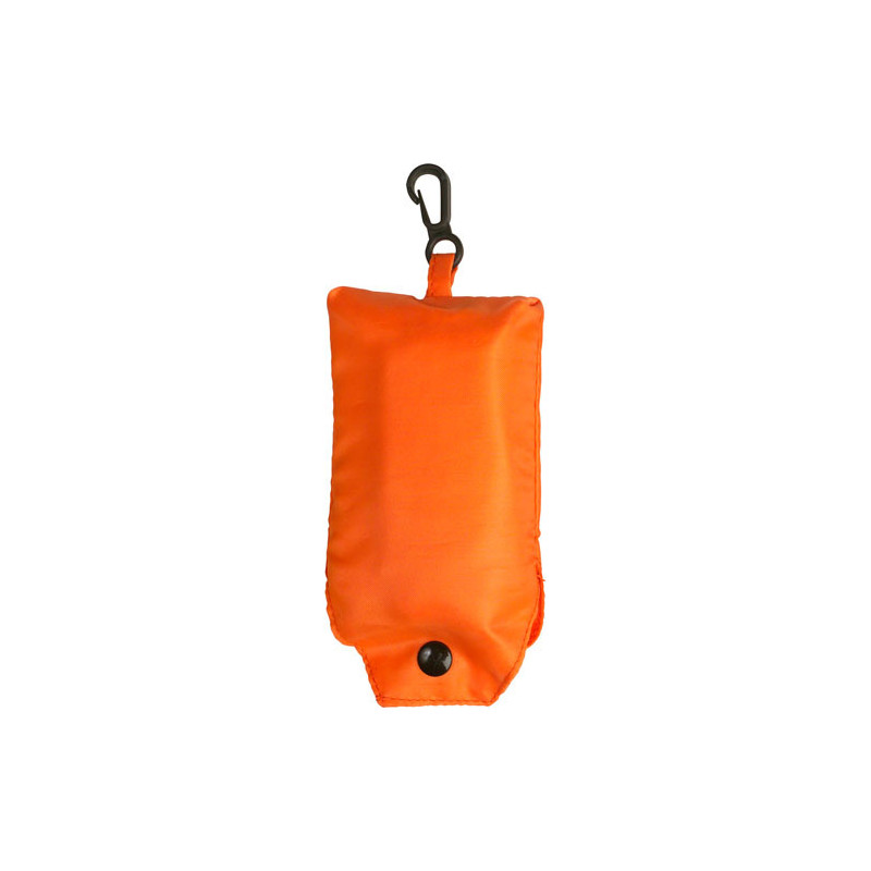 JASMÍNA Nákupní taška skládací s karabinkou, oranžová