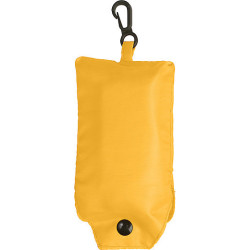 JASMÍNA Nákupní taška skládací s karabinkou, žlutá