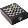 BOSNA Sada na víno v dřevěné krabici a hra šachy