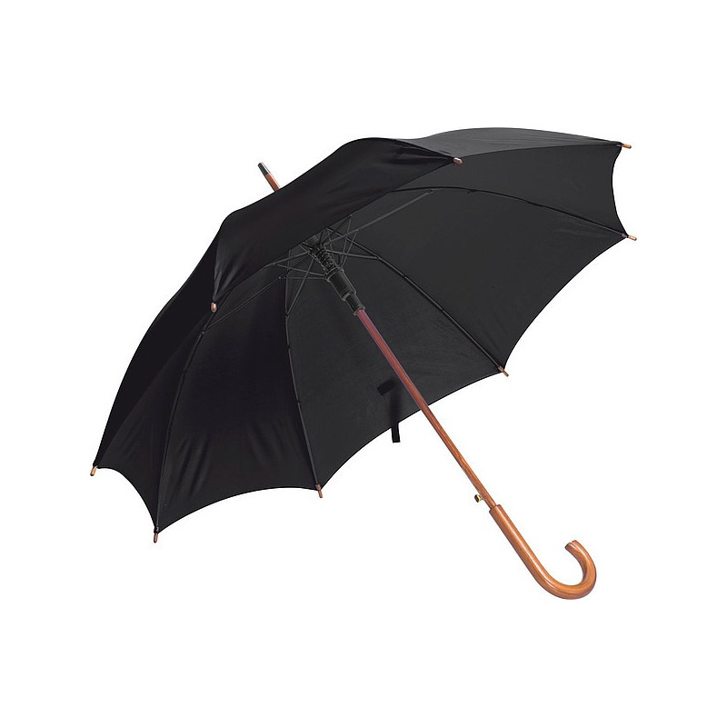 SERGAR Automatický holový deštník, černý