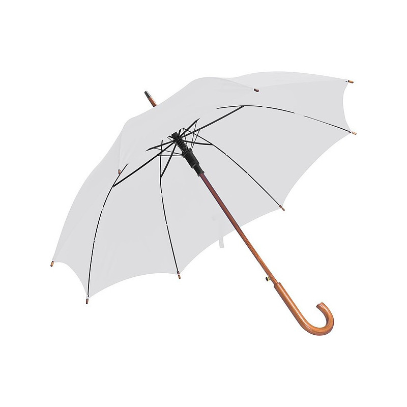 SERGAR Automatický holový deštník, bílý