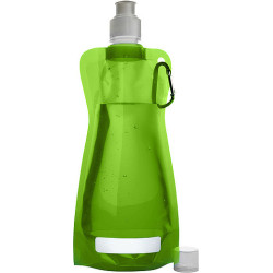 DUNCAN Rolovací plastová láhev s klipem, 420 ml, jasně zelená
