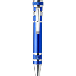 PENTOOL Šroubovák ve tvaru pera s výměnnými bity, modrý