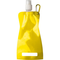 DUNCAN Rolovací plastová láhev s klipem, 420 ml, žlutá