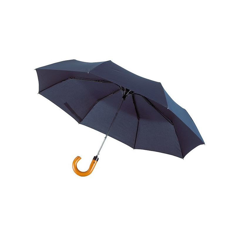 REUS Skládací automatický deštník, modrý