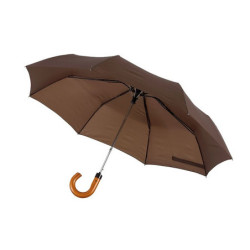REUS Skládací automatický deštník, hnědý