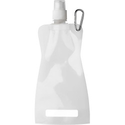 DUNCAN Rolovací plastová láhev s klipem, 420 ml, bílá
