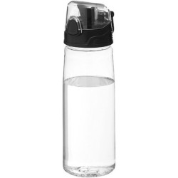 CAPRIA Sportovní tritanová láhev s odklápěcím víčkem, 700 ml, transparentní