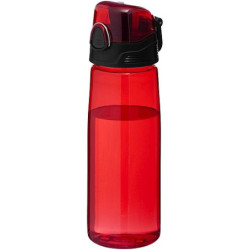 CAPRIA Sportovní tritanová láhev s odklápěcím víčkem, 700 ml, červená