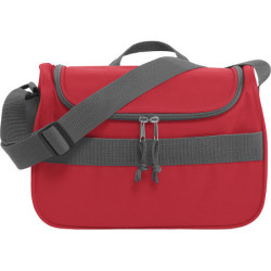 LUSAMBO Chladicí taška s přední kapsou na suchý zip, červená