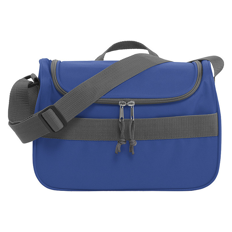 LUSAMBO Chladicí taška s přední kapsou na suchý zip, modrá