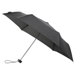 BESIR Skládací ultra lehký deštník s odlehčenou konstrukcí, černý