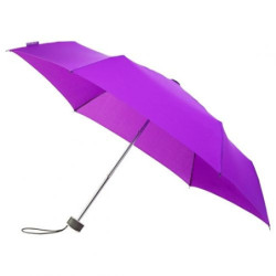BESIR Skládací ultra lehký deštník s odlehčenou konstrukcí, fialový